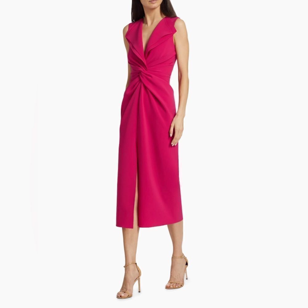 Prabal Gurung Lily Twist-Front Midi Dress size 0